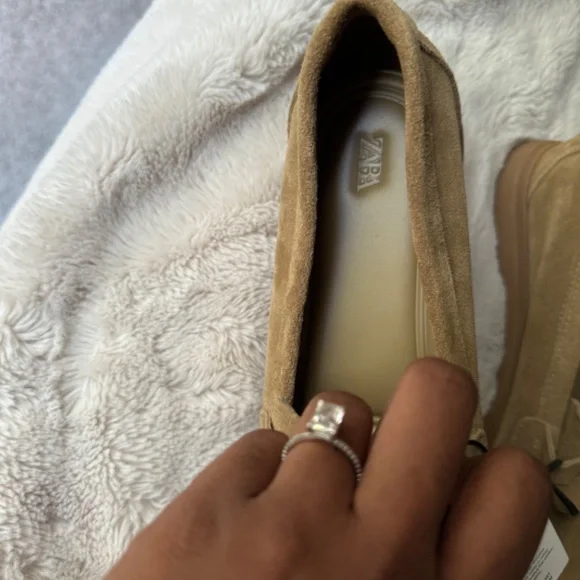 Zara Suede Penny Loafers - Picture 5 of 7